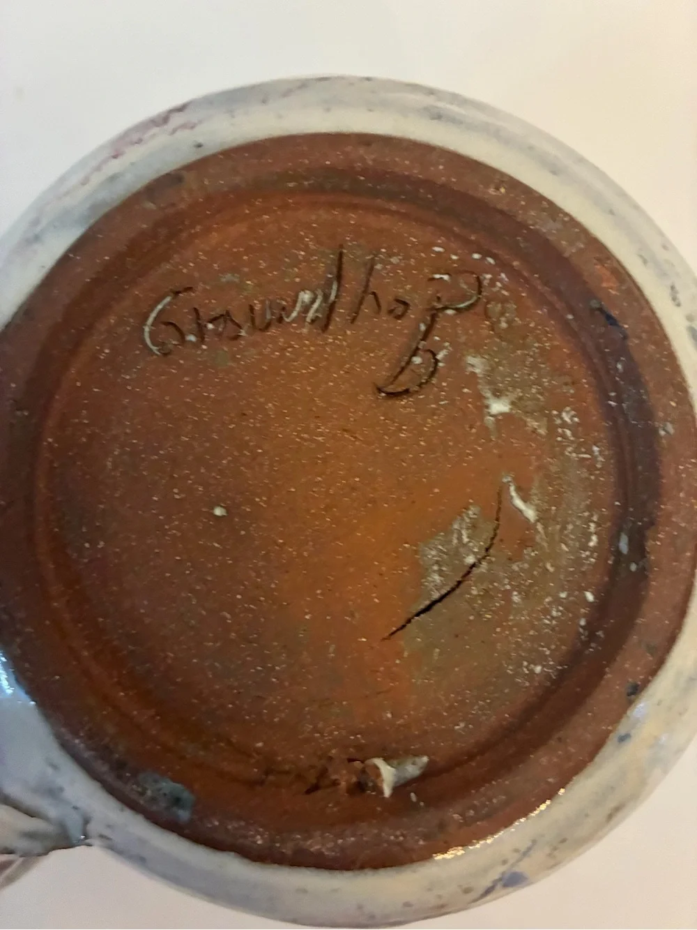 Groundhog Blues handcrafted ceramic